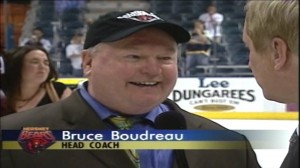 Bruce Boudreau after winning the 2005-06 Calder Cup with Hershey